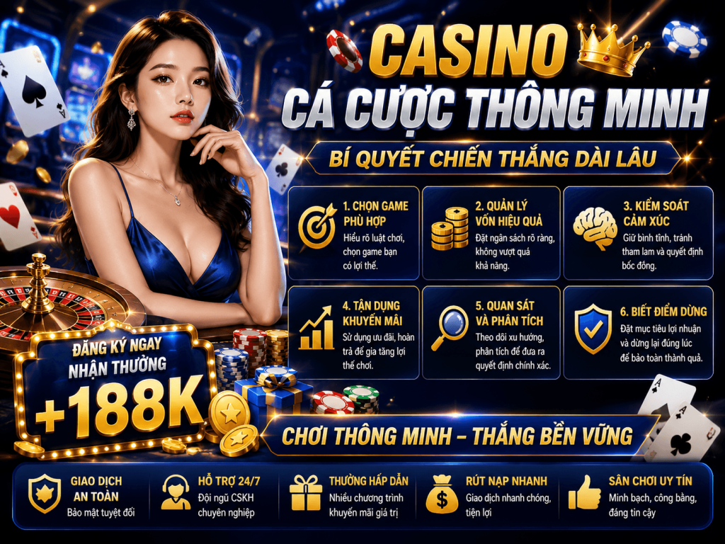 Cá cược kỹ thuật 123B với tư duy phân tích kèo, quản lý vốn và kiểm soát quyết định