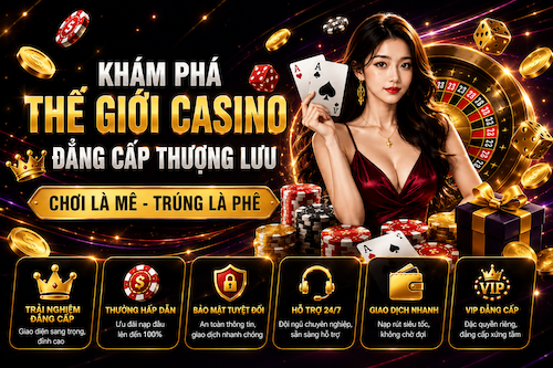 Khám phá Casino 123B với nhiều game live casino hấp dẫn cho hội viên