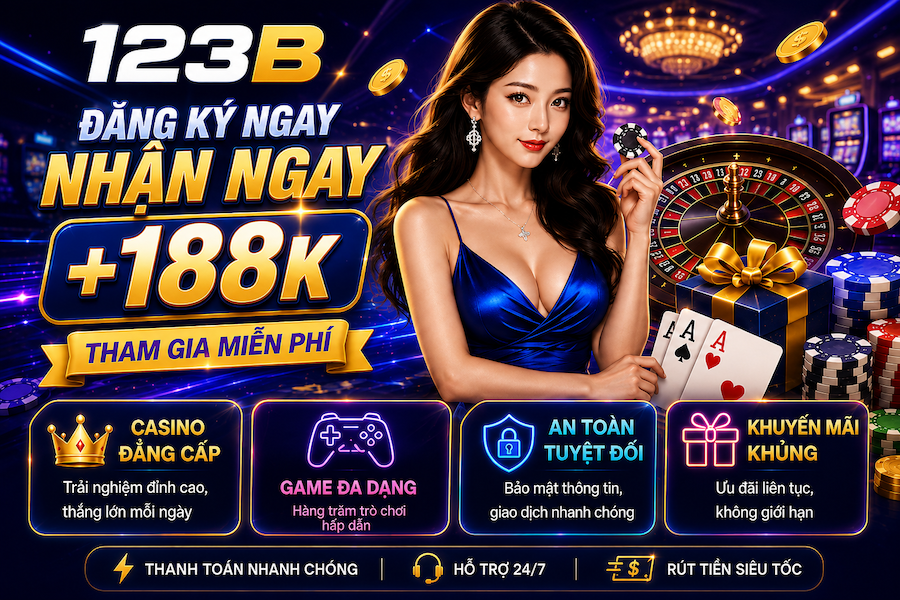 Casino 123B – Sảnh Live Casino Online Hiện Đại Với Nhiều Bàn Chơi Cho Hội Viên Việt