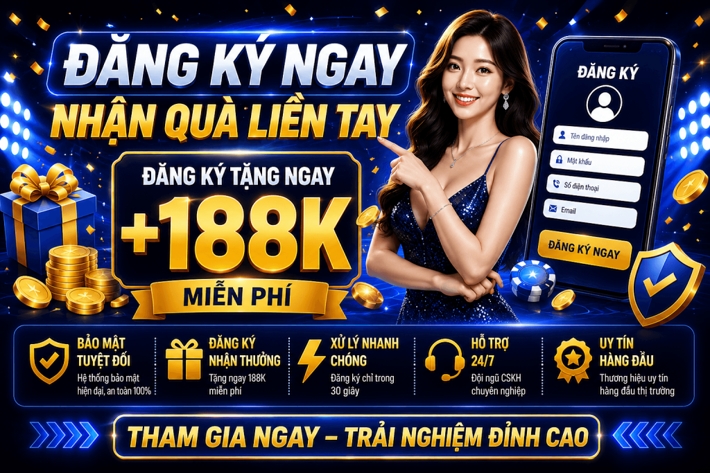 Các bước đăng ký 123B cho người mới, điền thông tin và xác nhận tài khoản
