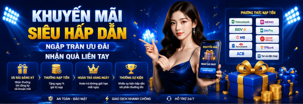 Chương trình khuyến mãi 123B với nhiều ưu đãi hội viên, quà tặng và sự kiện theo từng giai đoạn