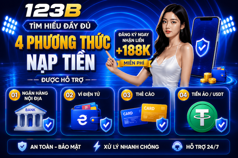 Nạp Tiền 123B – Hướng Dẫn Gửi Quỹ Nhanh, Kiểm Tra Giao Dịch Và Bảo Mật Tài Khoản