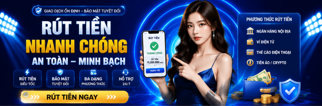 Hướng dẫn rút tiền 123B, kiểm tra tài khoản ngân hàng, số dư khả dụng và thông tin giao dịch
