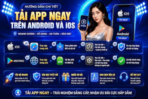 Hướng dẫn tải app 123B trên Android và iOS, cài đặt nhanh và an toàn