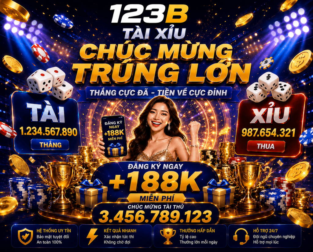 Tài Xỉu 123B – Sảnh Xúc Xắc Online Dễ Chơi, Nhịp Ván Nhanh Và An Toàn Cho Người Mới